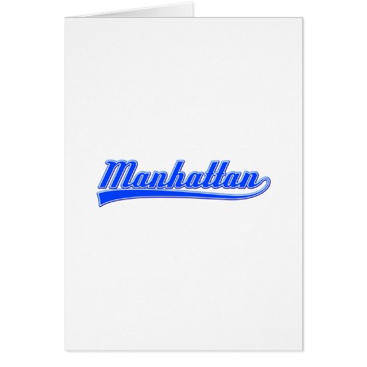 Manhattan With Swash Cards (Front)