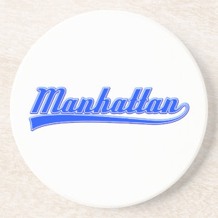 Manhattan With Swash Sandstone Coaster
