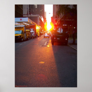 Manhattanhenge Poster