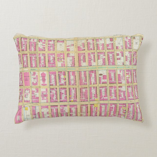 Manhatten, New York 3 Accent Pillow (Front)