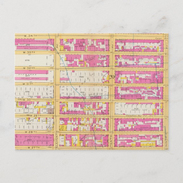 Manhatten, New York 4 Postcard (Front)