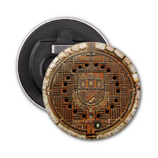 Manhole Cover 4 (Prague) Bottle Opener