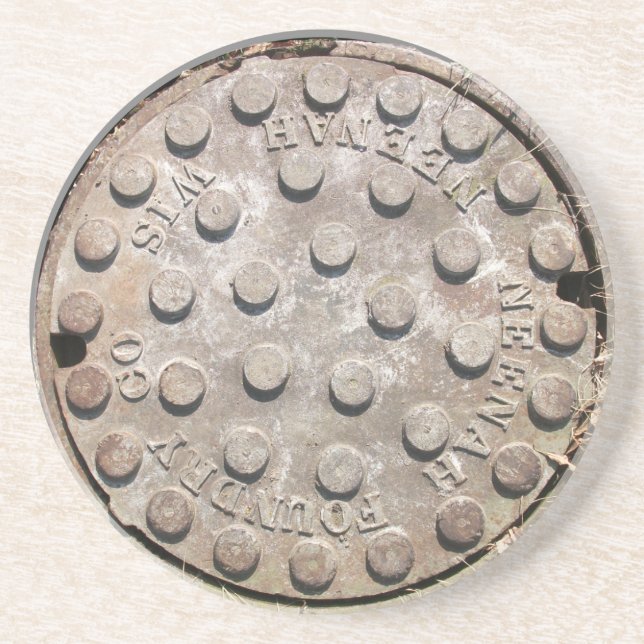 Manhole Cover Coaster (Front)