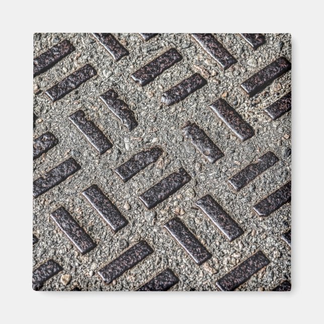 Manhole Cover Magnet (Front)