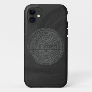 Manhole Covers Black Marble