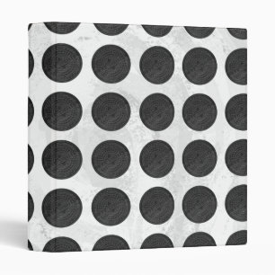 Manhole Covers Black Marble 3 Ring Binder