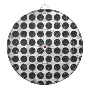 Manhole Covers Black Marble Dart Board