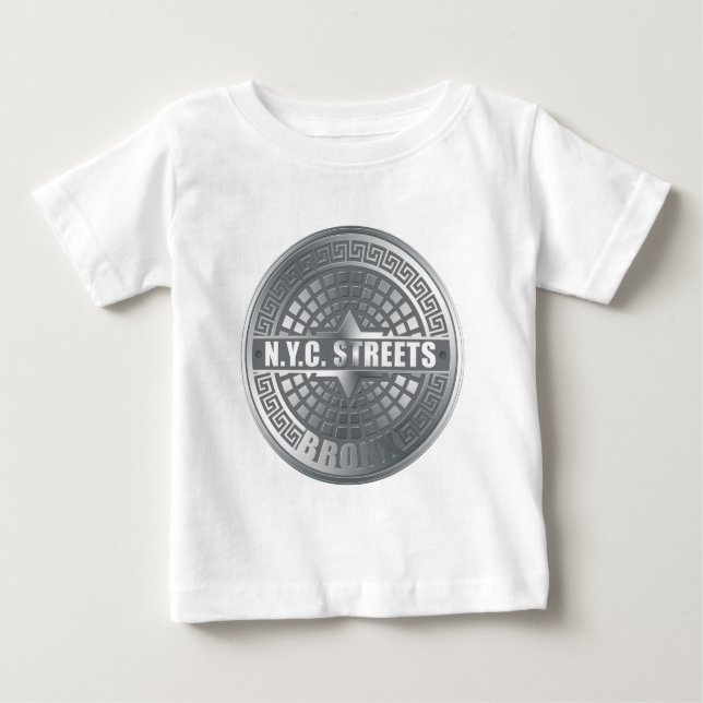 Manhole Covers Bronx Baby T-Shirt (Front)