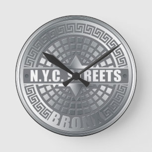 Manhole Covers Bronx Round Clock