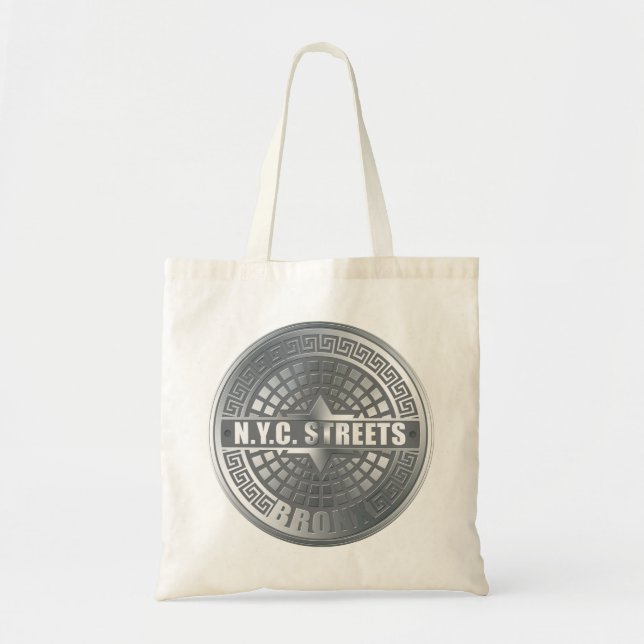 Manhole Covers Bronx Tote Bag (Front)