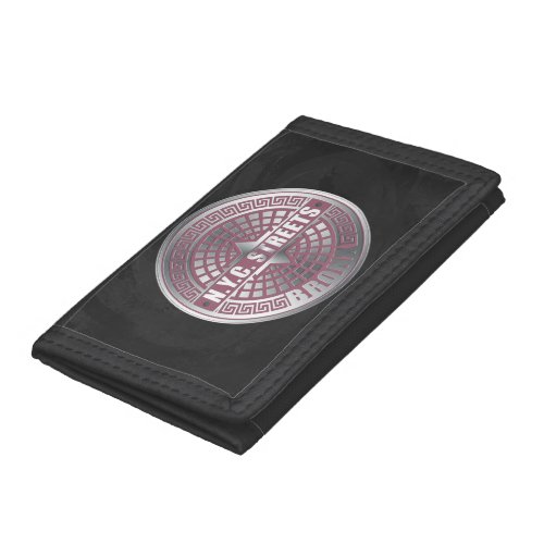 Manhole Covers Bronx Trifold Wallet