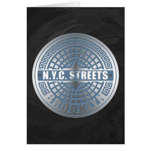 Manhole Covers Brooklyn Cards (Front)