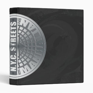 Manhole Covers Manhattan 3 Ring Binder