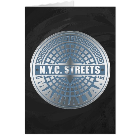 Manhole Covers Manhattan Cards (Front)