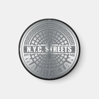 Manhole Covers Manhattan Magnet