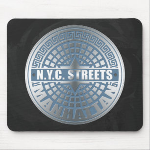 Manhole Covers Manhattan Mouse Pad