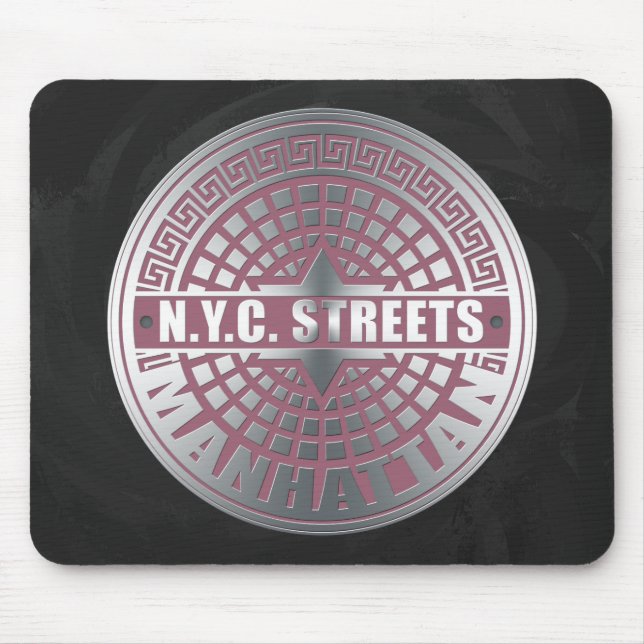 Manhole Covers Manhattan Mouse Pad (Front)