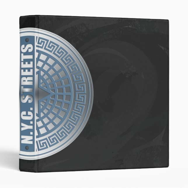 Manhole Covers NYC Binder (Front/Spine)
