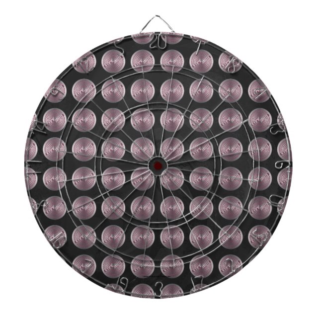 Manhole Covers NYC Dartboard With Darts (Front)