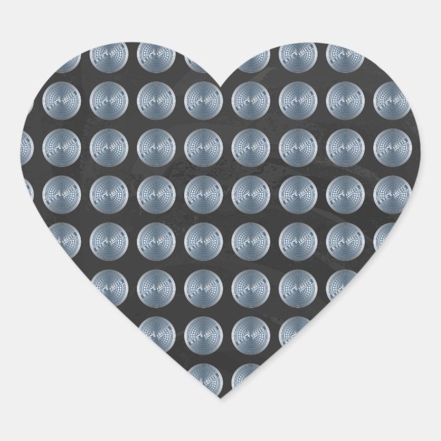 Manhole Covers NYC Heart Sticker (Front)