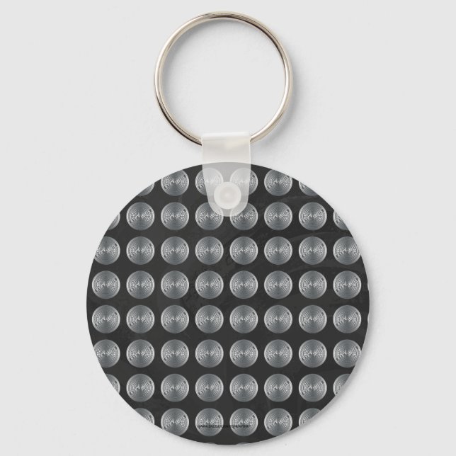 Manhole Covers NYC Keychain (Front)