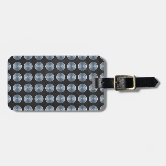 Manhole Covers NYC Luggage Tag (Front Horizontal)