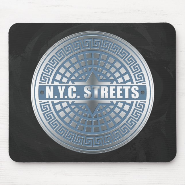 Manhole Covers NYC Mouse Pad (Front)