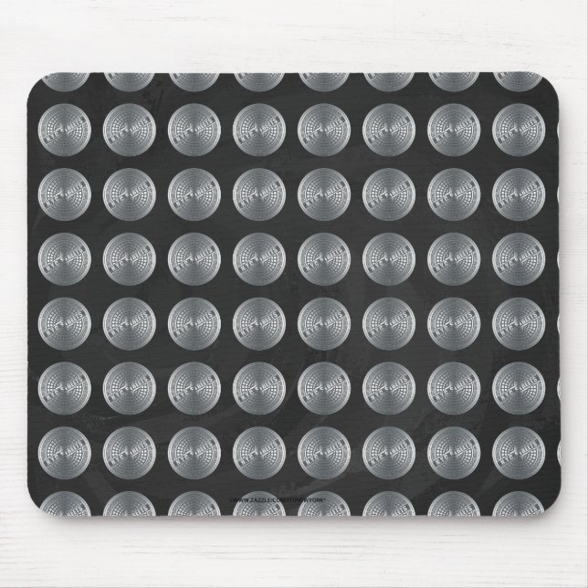 Manhole Covers NYC Mouse Pad (Front)
