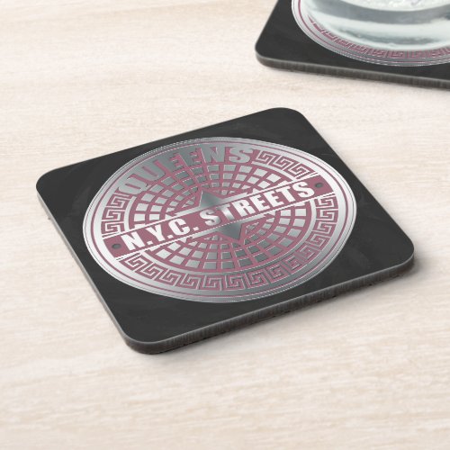 Manhole Covers Queens Beverage Coaster