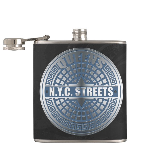 Manhole Covers Queens Flask (Opened)