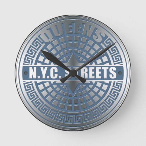 Manhole Covers Queens Round Clock