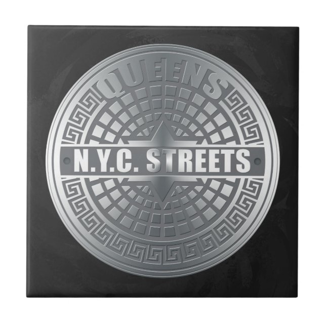 Manhole Covers Queens Tile (Front)