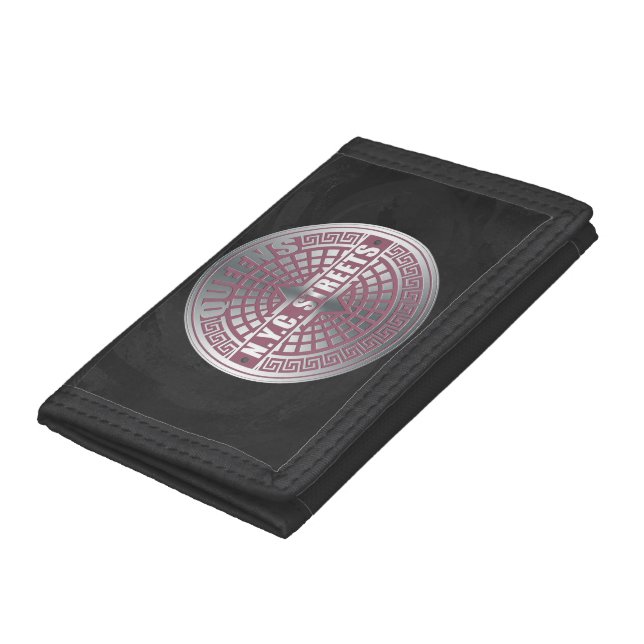 Manhole Covers Queens Trifold Wallet (Bottom)
