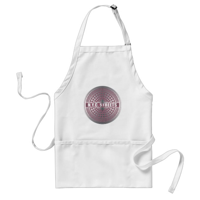 Manhole CoversNYC Adult Apron (Front)