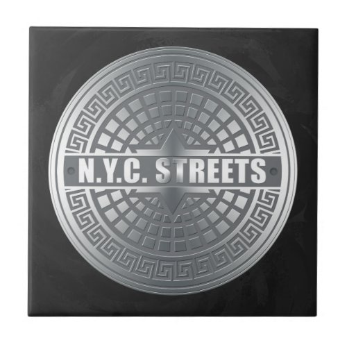 Manhole NYC Tile