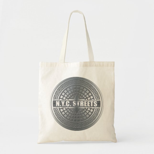 Manhole NYC Tote Bag (Front)