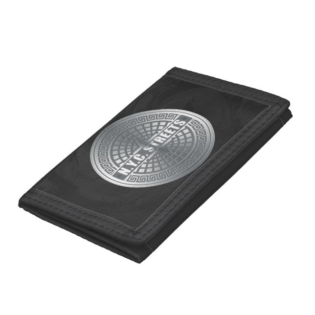 Manhole NYC Trifold Wallet (Bottom)