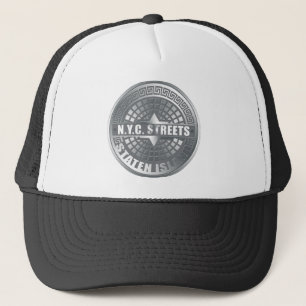 Manhole Staten Island Gray Trucker Hat