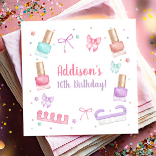 Mani-Pedi Party Manicure Pedicure Nail Polish Napkins