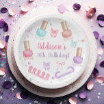 Mani-Pedi Party Manicure Pedicure Nail Polish Paper Plates<br><div class="desc">♥ A cute and fun birthday party decor! ★ Easily PERSONALIZE this design with your details! ★ If you need coordinating MATCHING ITEMS, please check our matching collection or shop. Do you have any questions about our designs or if you can't find what you are looking for, please contact us:...</div>