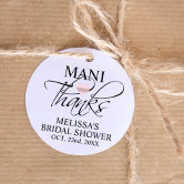 Baby shower nail polish discount favor tags