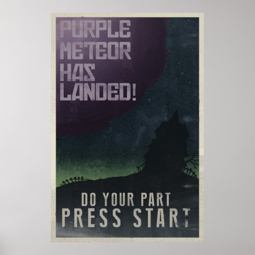 Maniac Mansion Vintage Poster