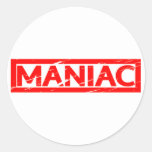 Maniac Stamp Classic Round Sticker