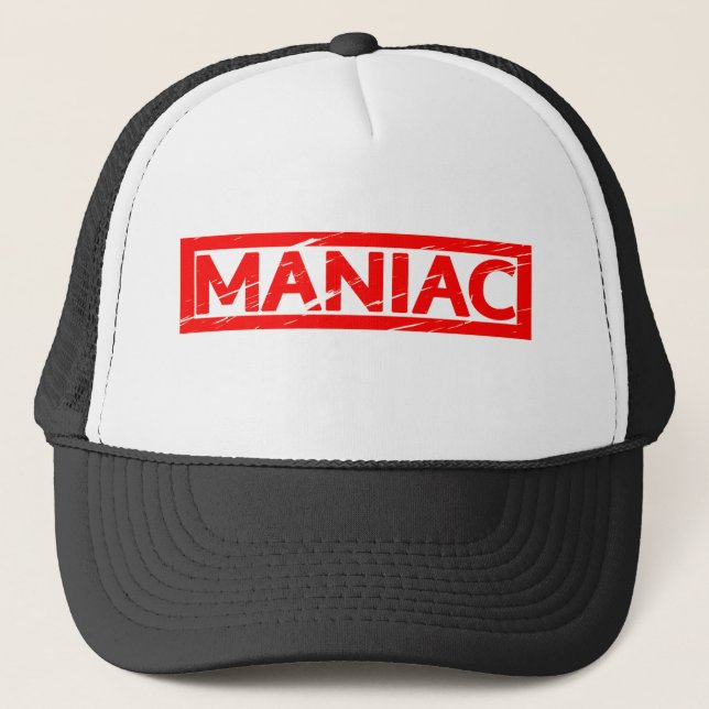 Maniac Stamp Trucker Hat (Front)