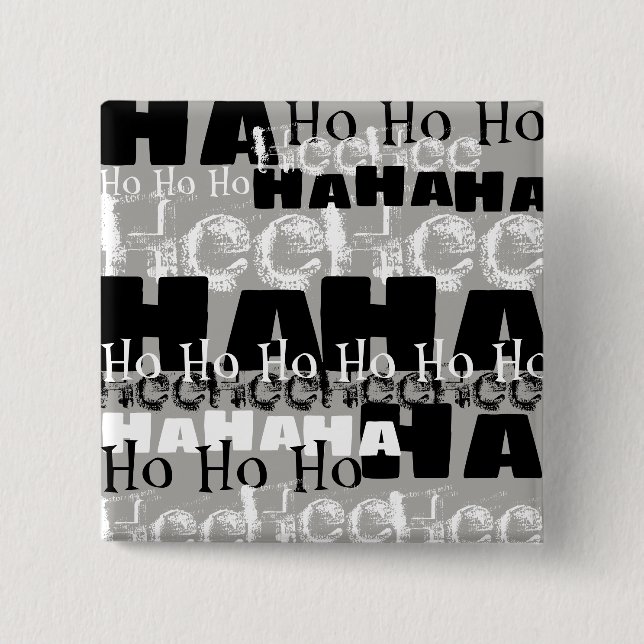 Maniacal Laughter Pinback Button (Front)