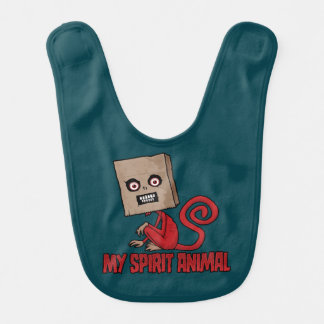 Maniacal Masked Monkey Spirit Animal Baby Bib