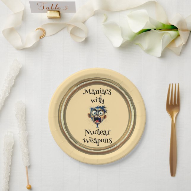 Maniacs Paper Plate (Wedding)