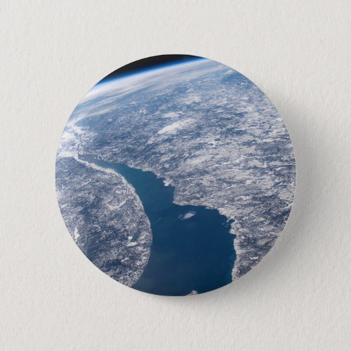 Manicouagan Crater And The St Lawrence River Button
