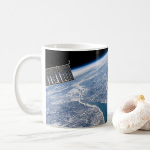 Manicouagan Crater And The St. Lawrence River Coffee Mug