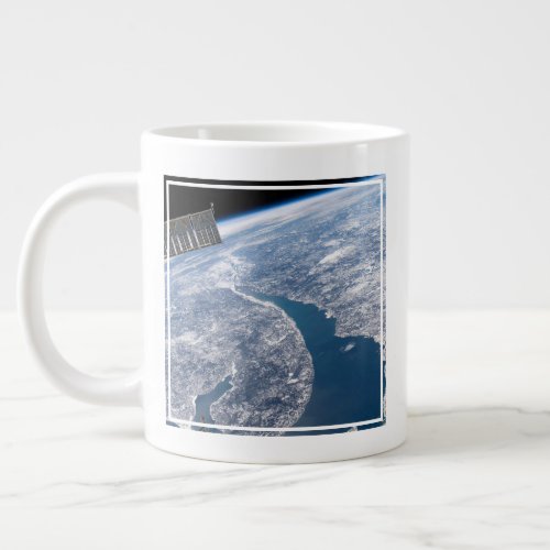 Manicouagan Crater And The St Lawrence River Giant Coffee Mug